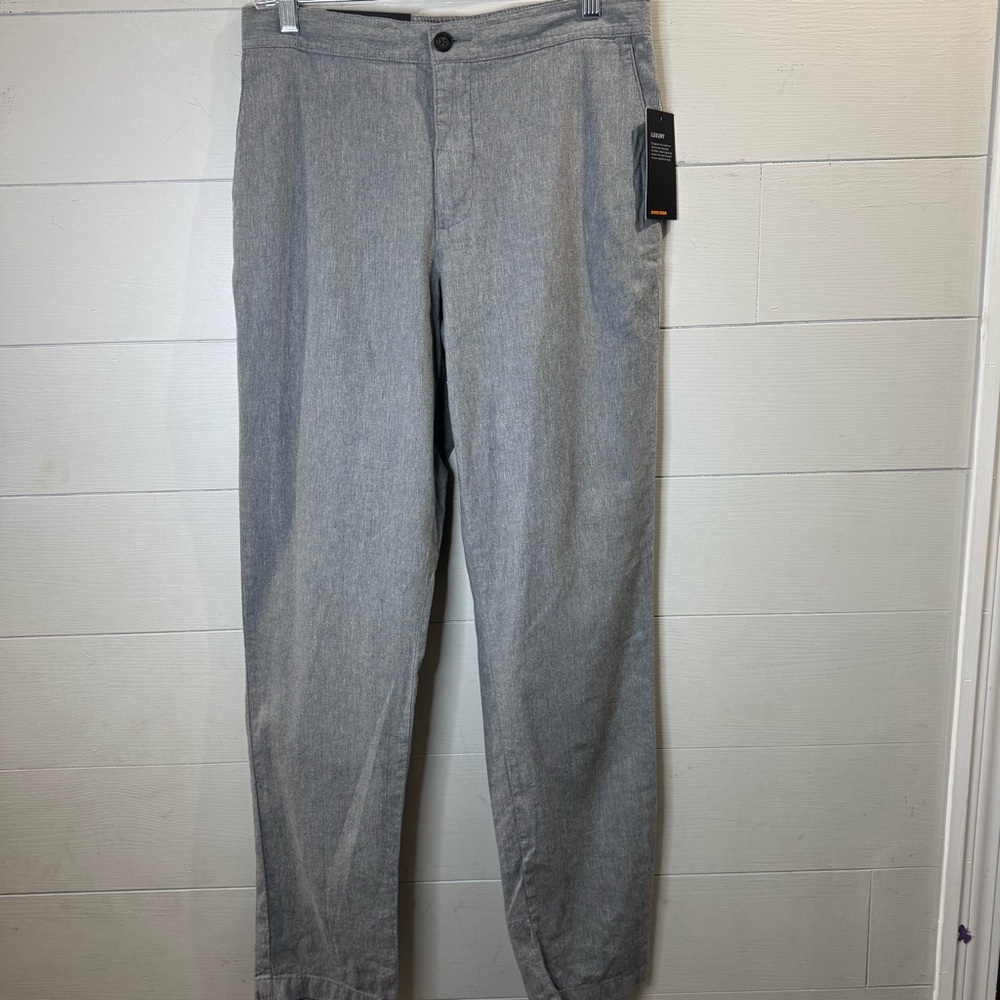 Marc Anthony | NWT Men's Gray Linen Blend Pants Size 30x32
